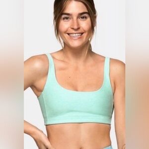 Outdoor voices Double Time Bra in Patina Small